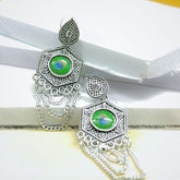 Oxidised Earring  Morpankh 05